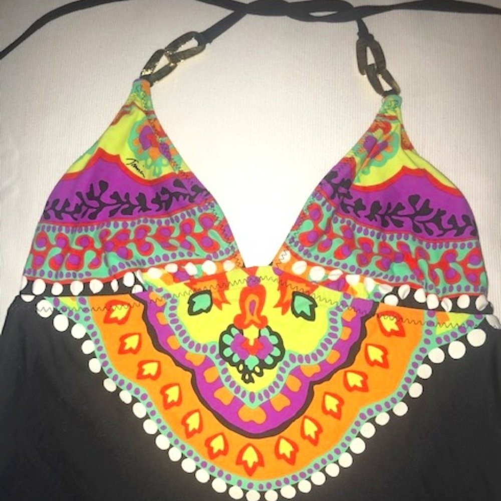 Trina Turk Halter Tankini Size 6